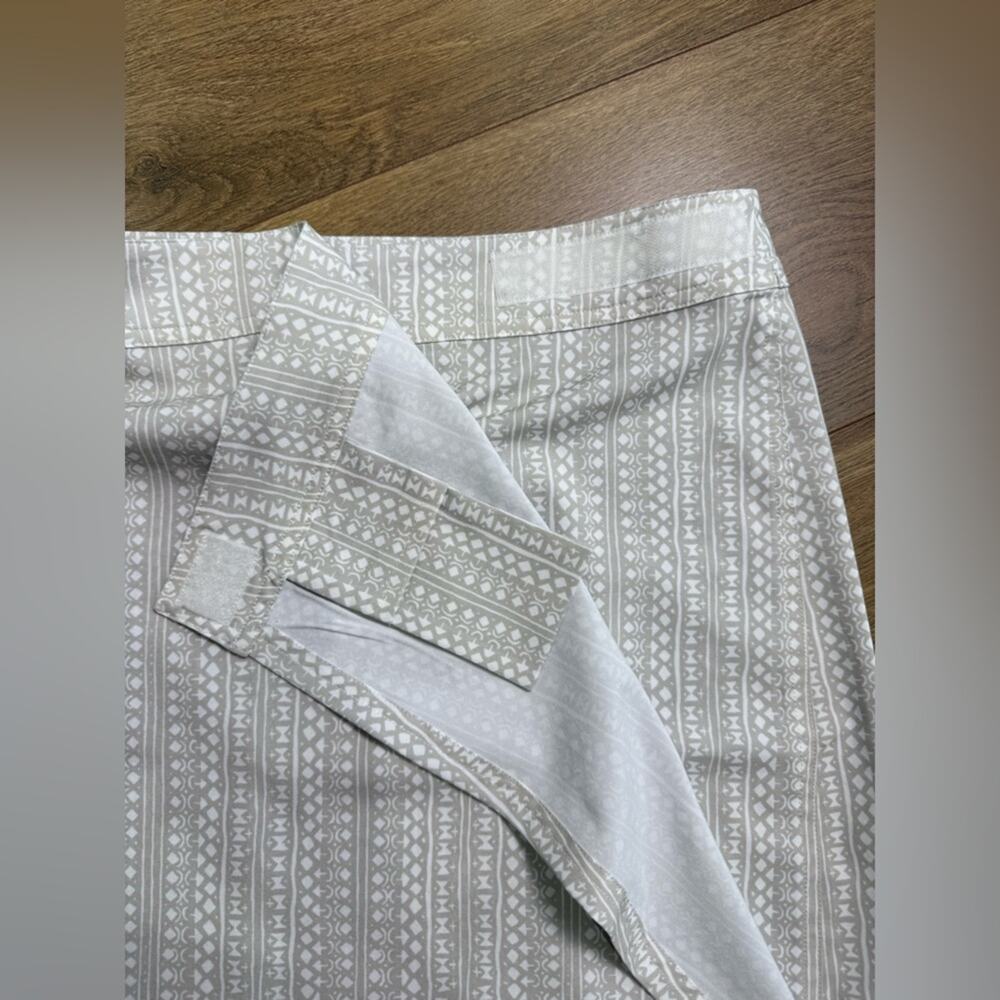 Ripskirt Hawaii Wrap Skirt Length 2 Grey/White Size L - Picture 6 of 8